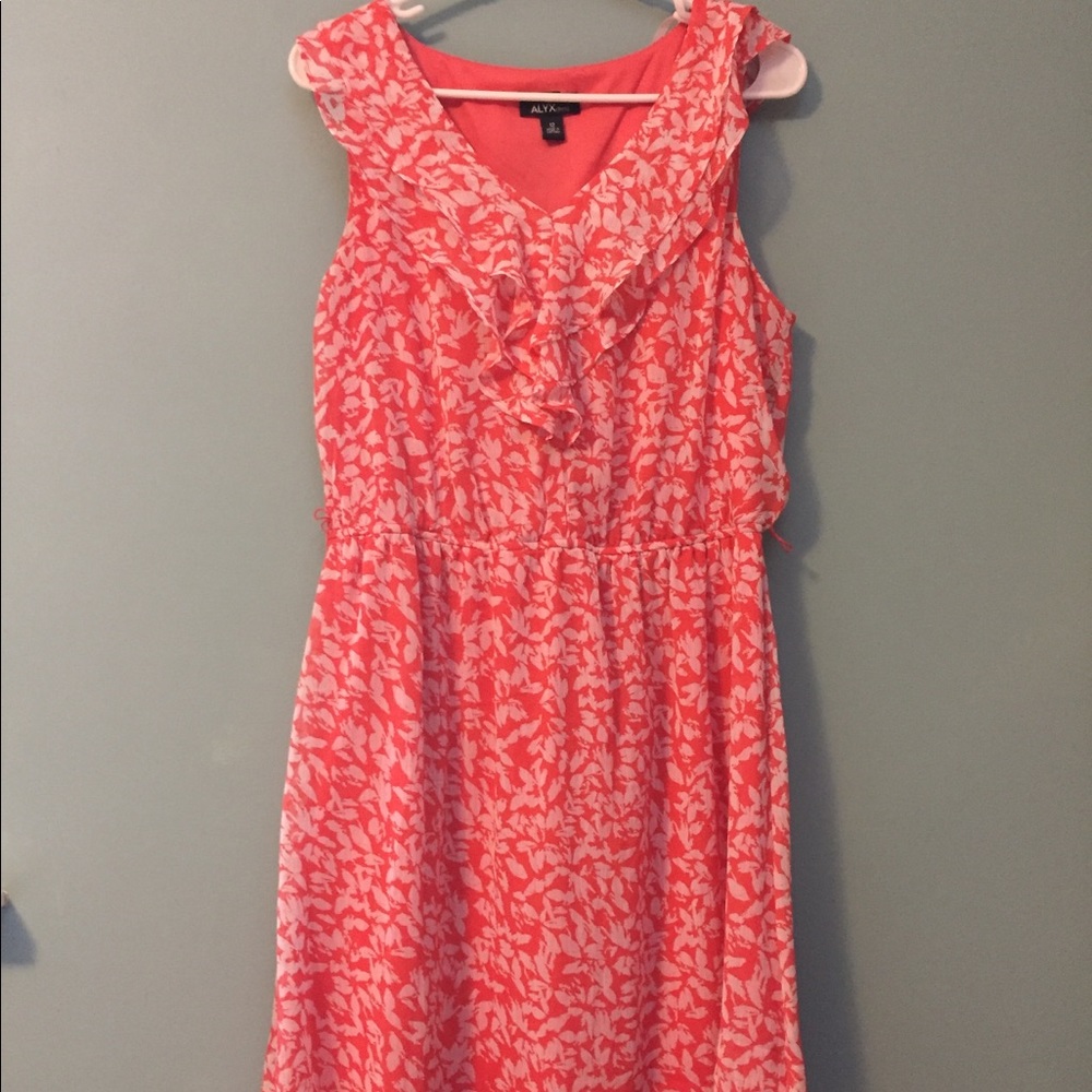 Alyx sleeveless knee length floral dress